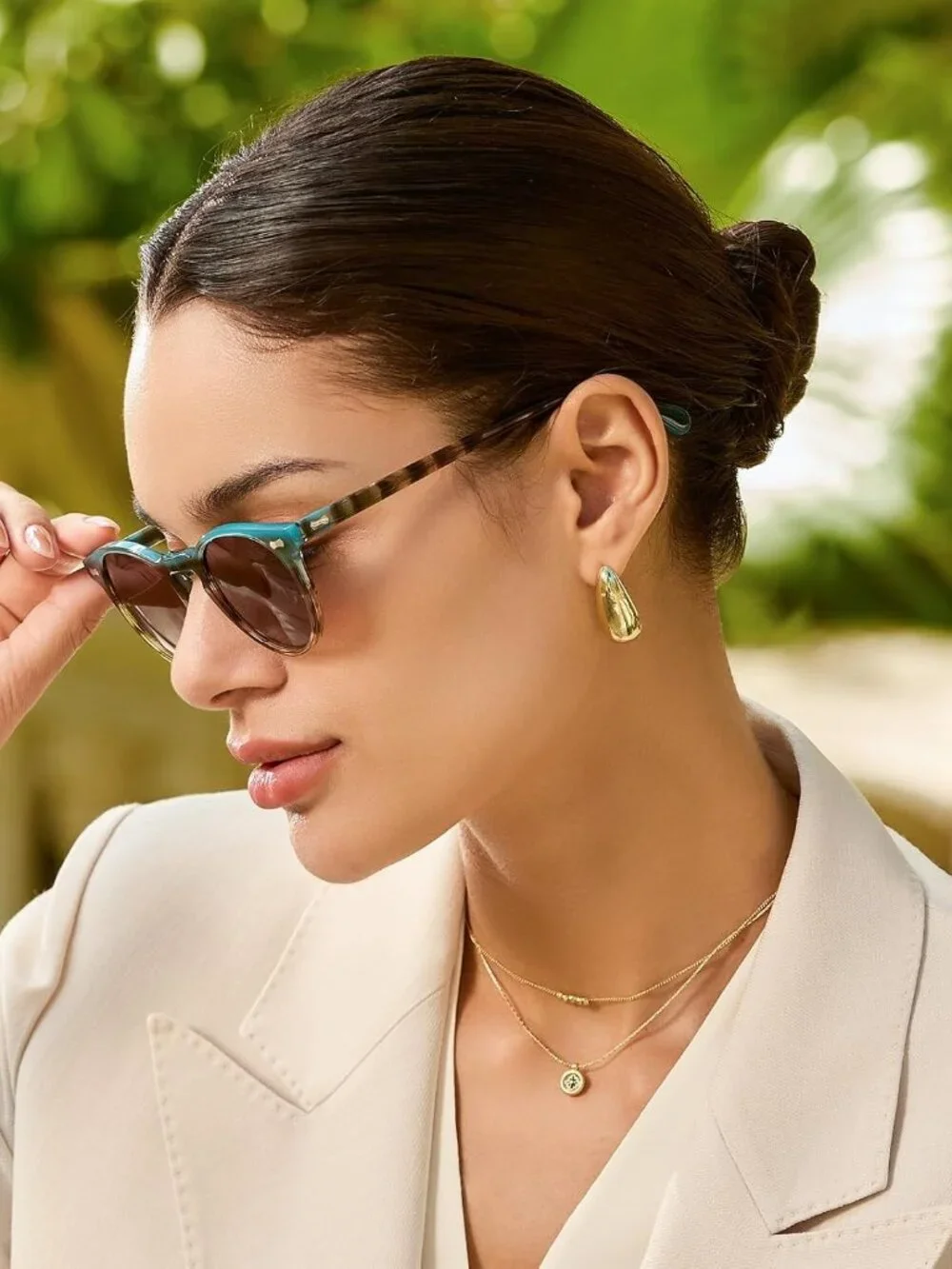 Stylish Women’s Retro Round Polarized Sunglasses - UV Protection Included